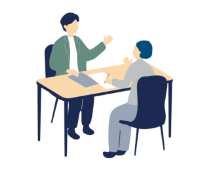 コーチングの基礎を学ぶ イメージイラスト